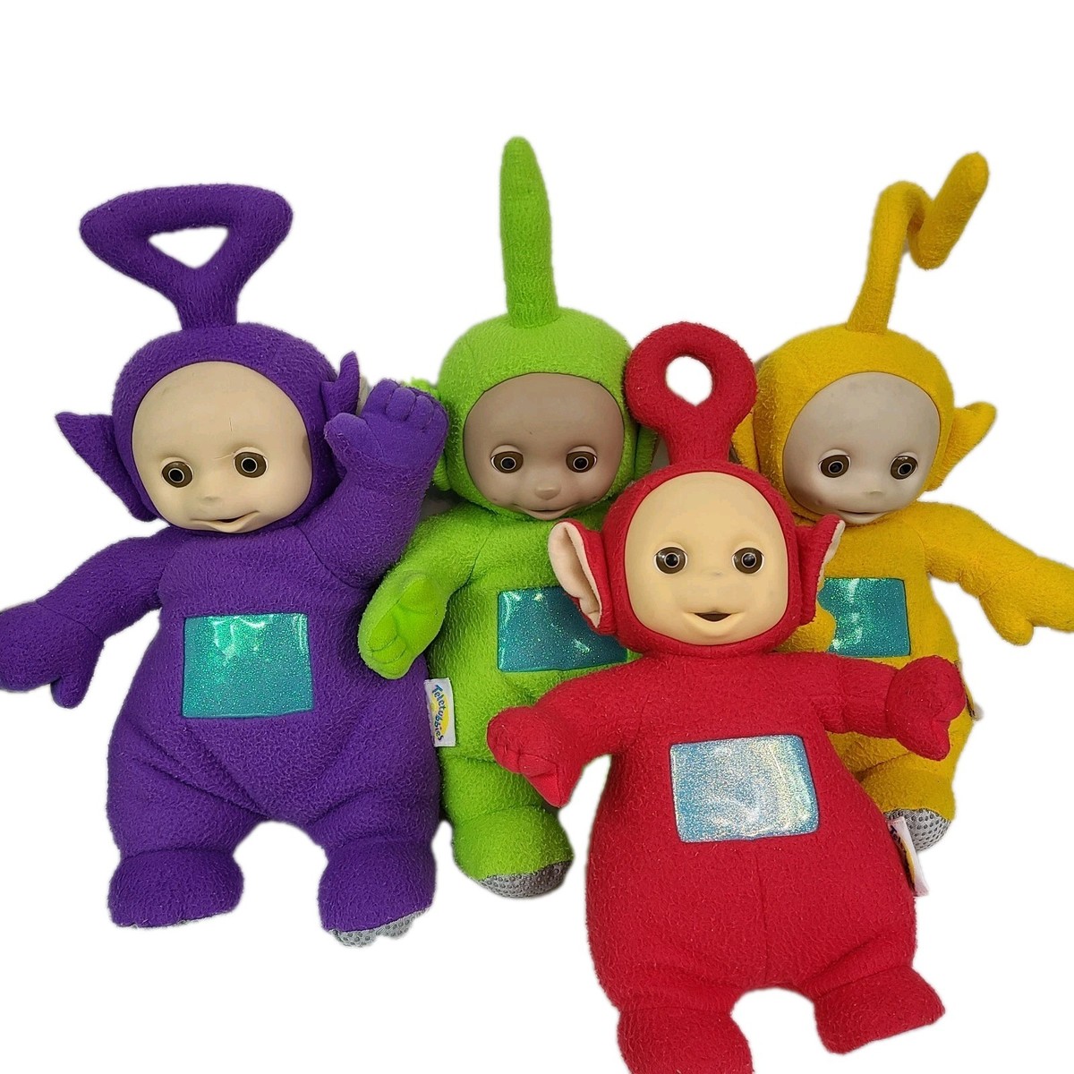 Playskool 1998 Vintage Talking Teletubbies Plushes Full Set of 4
