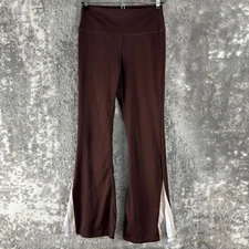 Wilo Size XS Stretch Flare Leg Leggings Brown Casual Pull On Pants