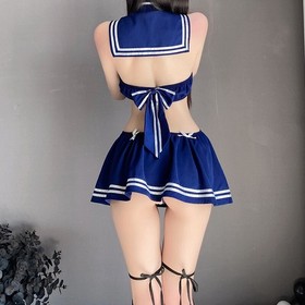Sexy Lingerie Sailor Costumes School Girl Outfit Cosplay Student Dress Nightwear