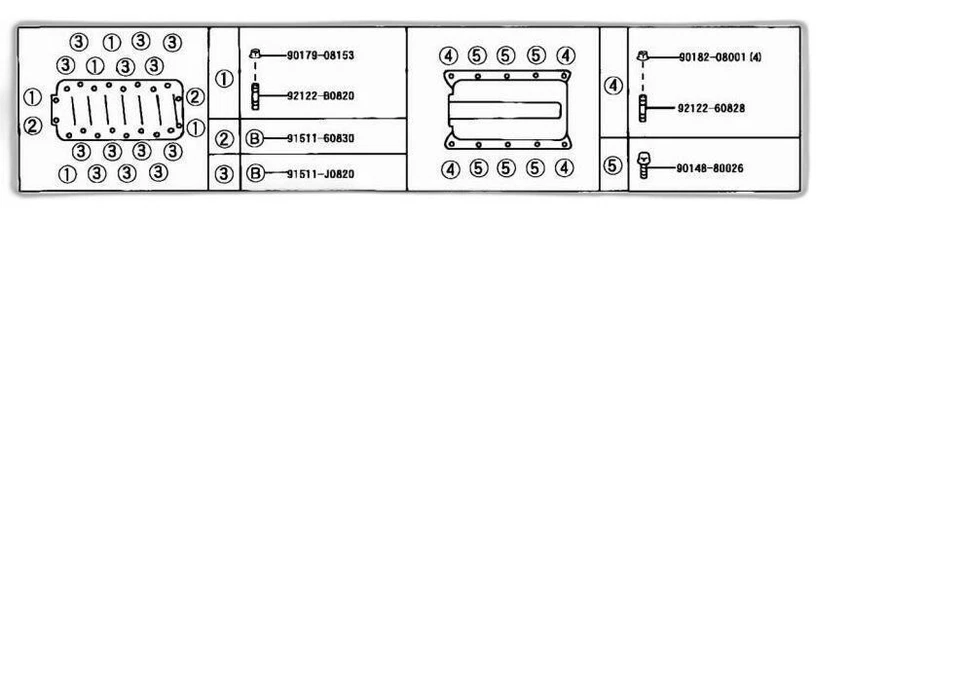 2 piezas PK GENUINO TOYOTA LEXUS (1998-2006) GSKT INTKE MANFLD 2 CABEZALES 17171-50020-02P Foto 4 de 4