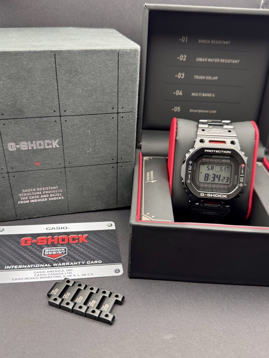 Casio G-Shock GMW-B5000TVA-1, Virtual Armor, Titanium, Full Set | eBay