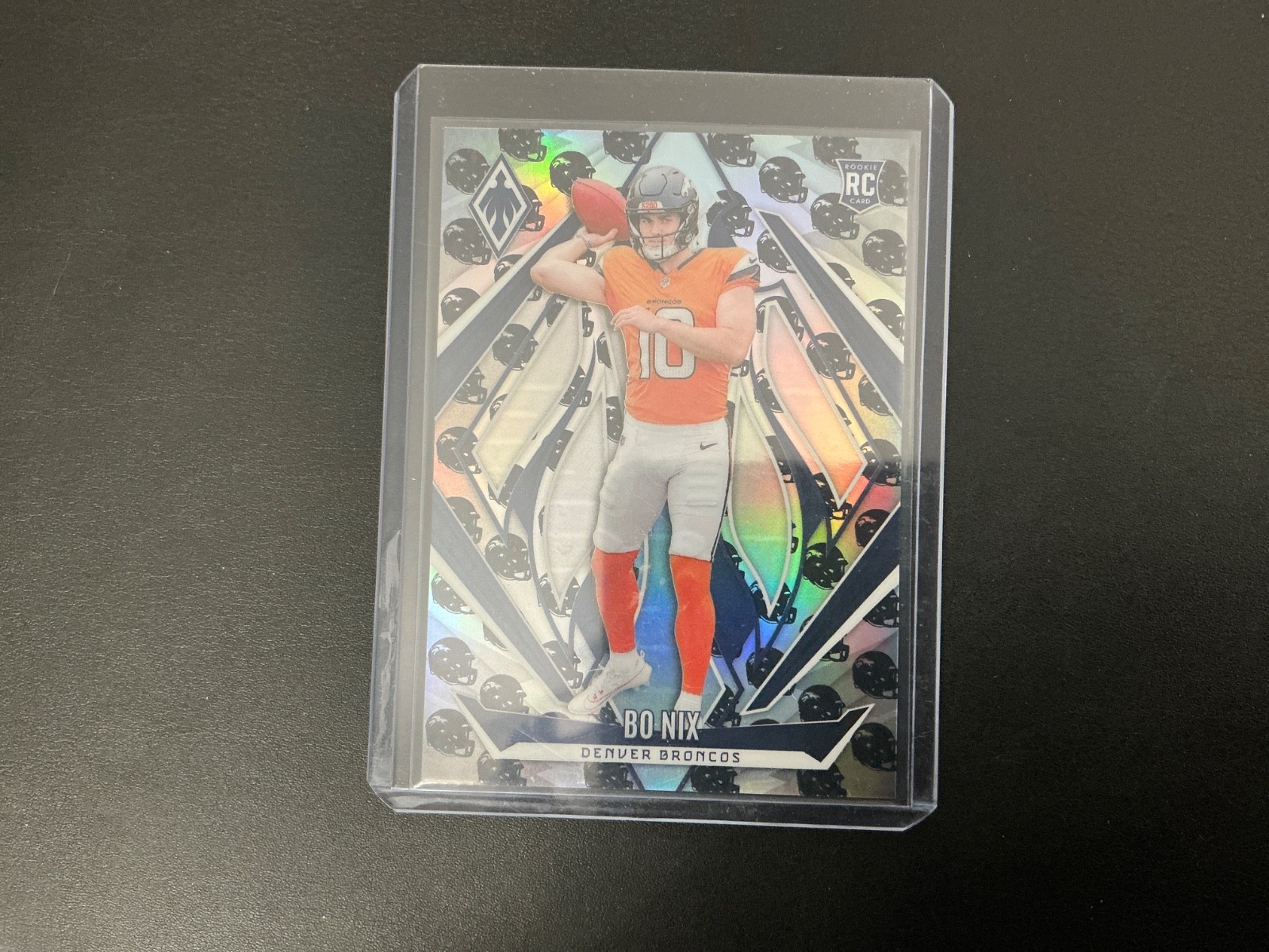 2024 Panini Phoenix - Rookies Bo Nix #159 Team Helmet 350/399 (RC)