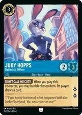 1x Judy Hopps - Optimistic Officer - 152/204 - Uncommon - Cold Foil NM-Mint Disn