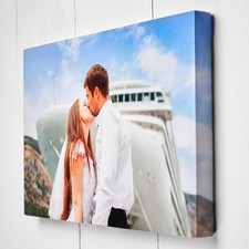 Leinwandbild Ihr Foto personalisiert 16x16" 18mm Rahmen, fertig zum Aufh&auml;ngen ideales Geschenk