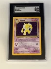 Pokemon TCG 1999 Graded 8 Hypno 8/62 Fossil Holo Rare Wizards Base Set