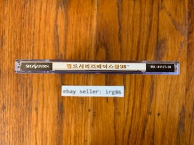 Sega Saturn Korean version console system + World Series 98 Kama Samsung Korea