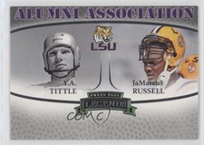 2007 Press Pass Legends Alumni Association YA Tittle JaMarcus Russell #2 HOF t1z