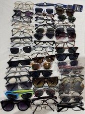50  Sunglasses Eyeglasses Vintage Eyewear Bundle Readers Lot