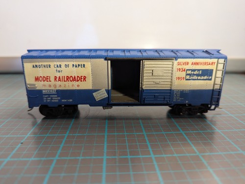 Modelo ferroviario Mantua vintage escala HO 25 aniversario plateado 1959 MRX #1027 | Condition: Used