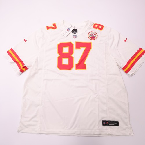 Travis Kelce Kansas City Chiefs Nike Men’s Game Jersey White 3XL