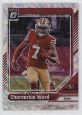 2024 Panini Donruss Optic Premium Box Set Wave Prizm /300 Charvarius Ward 0o6v