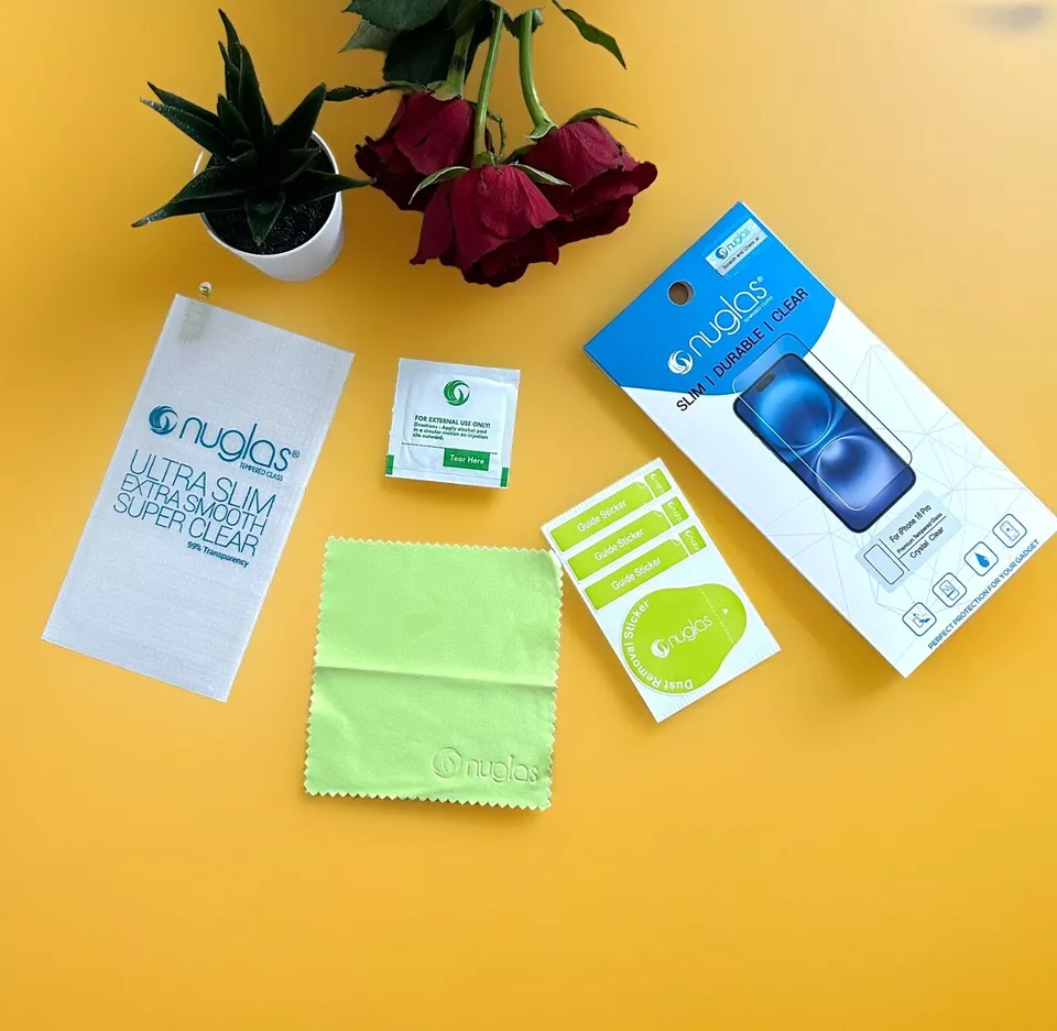 Tempered Glass Screen Protector 9H Premium  For iPhone 16 15 Plus Pro Max - Image 2 of 4