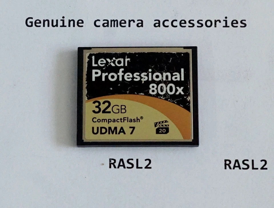32GB Lexar UDMA7 CF Compact Flash Memory Card Canon EOS 7D,C500, Nikon D810,Sony - Image 2 of 2