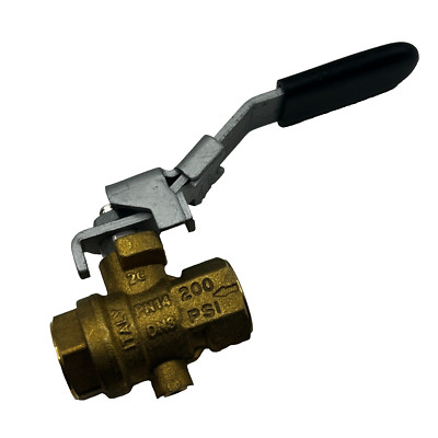 UNIVERSAL COMPONENTS. CW617N 1/4'' FNPT Locking Lever Brass Ball Valve #PN14DN3  