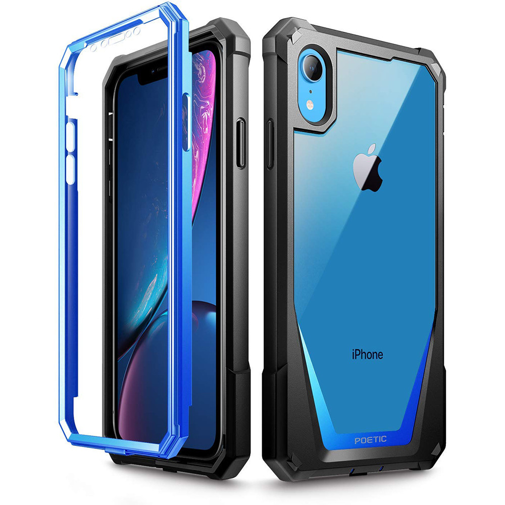 For Apple iPhone XR Case Poetic [Built-in- Screen Protector] Shockproof  Cover