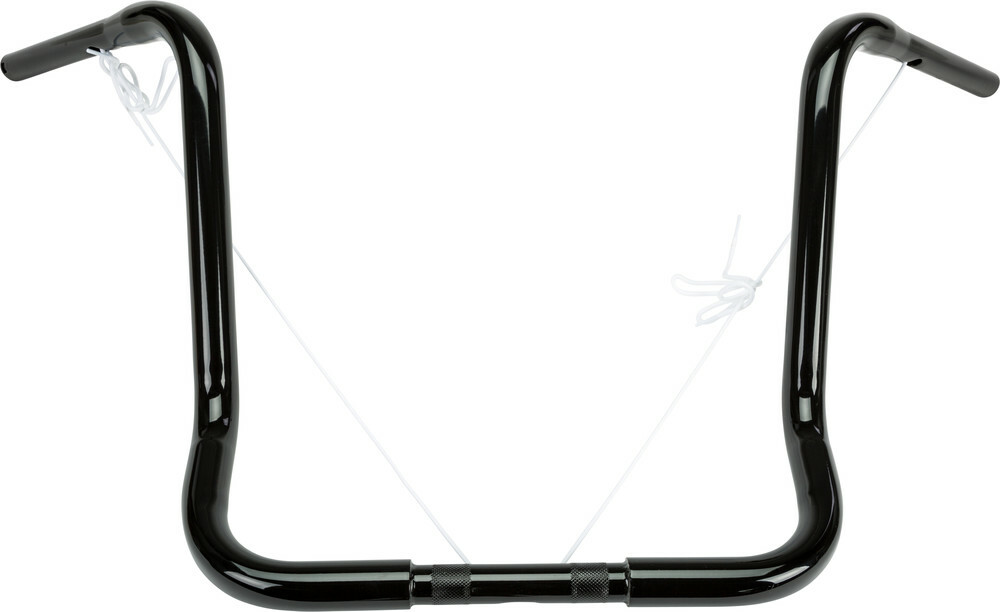 HardDrive 1 1/4in. Ape Hanger Handlebar, 18in. - Gloss Black