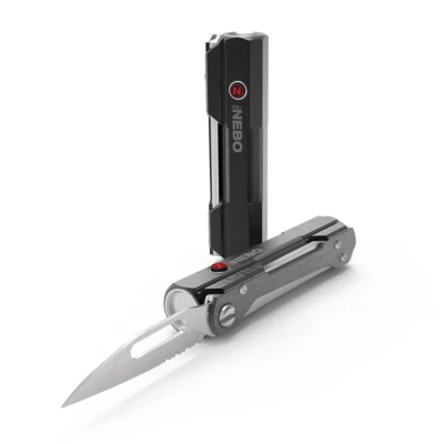 NEBO PaL+ 3-in-1 Powerbank, Flashlight, and Folding Knife