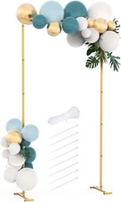 Sunnacate 6.6 x 3.3 FT Square Balloon Arch Frame Stand Rectangular Metal Wedding