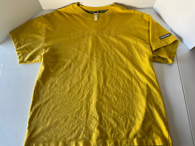 ADIDAS MENS Medium DANIEL PATRICK HAZY YELLOW B-BALL T-SHIRT oversized shirt