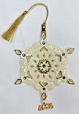 LENOX 2005 Annual Gemmed Snowflake Jeweled Christmas Ornament