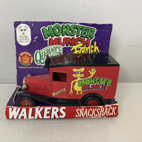 3 x Oxford Walkers Snackshack Quavers & Cheesy Monster Munch Model Vans Bundle - Picture 18 of 22