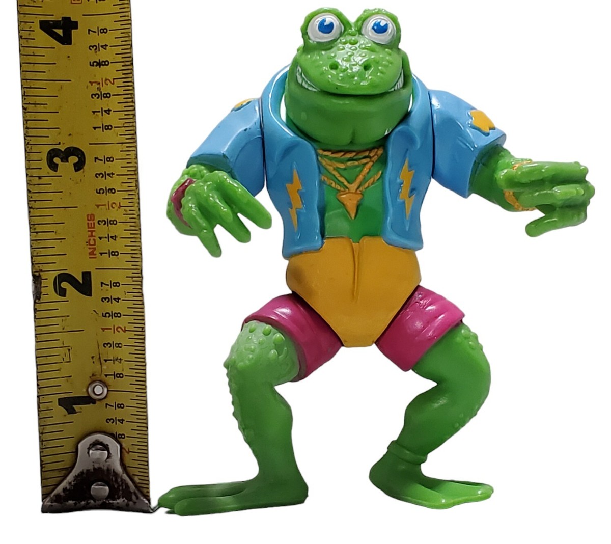 TMNT Genghis Frog Ninja Turtle Playmates 1989 Vintage With