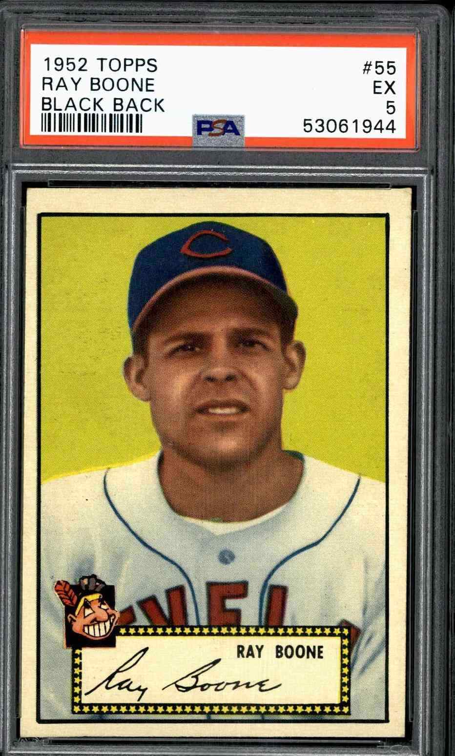 1952 Topps #55 Ray Boone - PSA 5