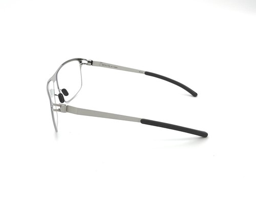 MYKITA YANNIS 051 Shiny Silver / Clear Lenses 59mm Eyeglasses - Picture 4 of 5