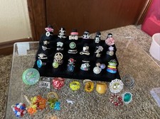 Lot of 69 Kids Dress Up Costume Rings, Various Styles  Sizes