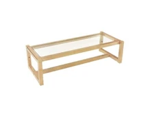 Studio 3B™ Mercer Wall Shelf with Towel Bar in Gold ~ 23.11” x 9.65”