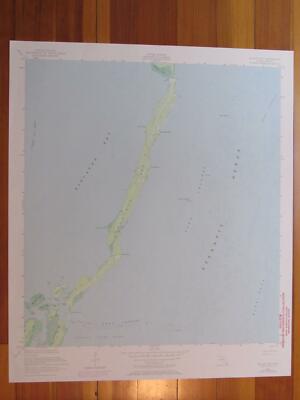 Carte Topographique Originale USGS – Elliott Key, Florida – Vintage 1957