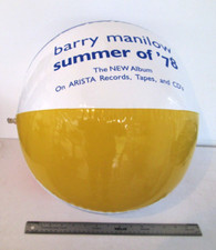 Barry Manilow "Summer of '78" Album Promo 15" Beach Ball 1996