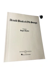 Sheet Music Arnold Book of Old Songs Papers Vintage ra