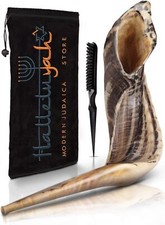Handcrafted Shofar from Israel - Spiritual Wind Instrument for Ceremonies