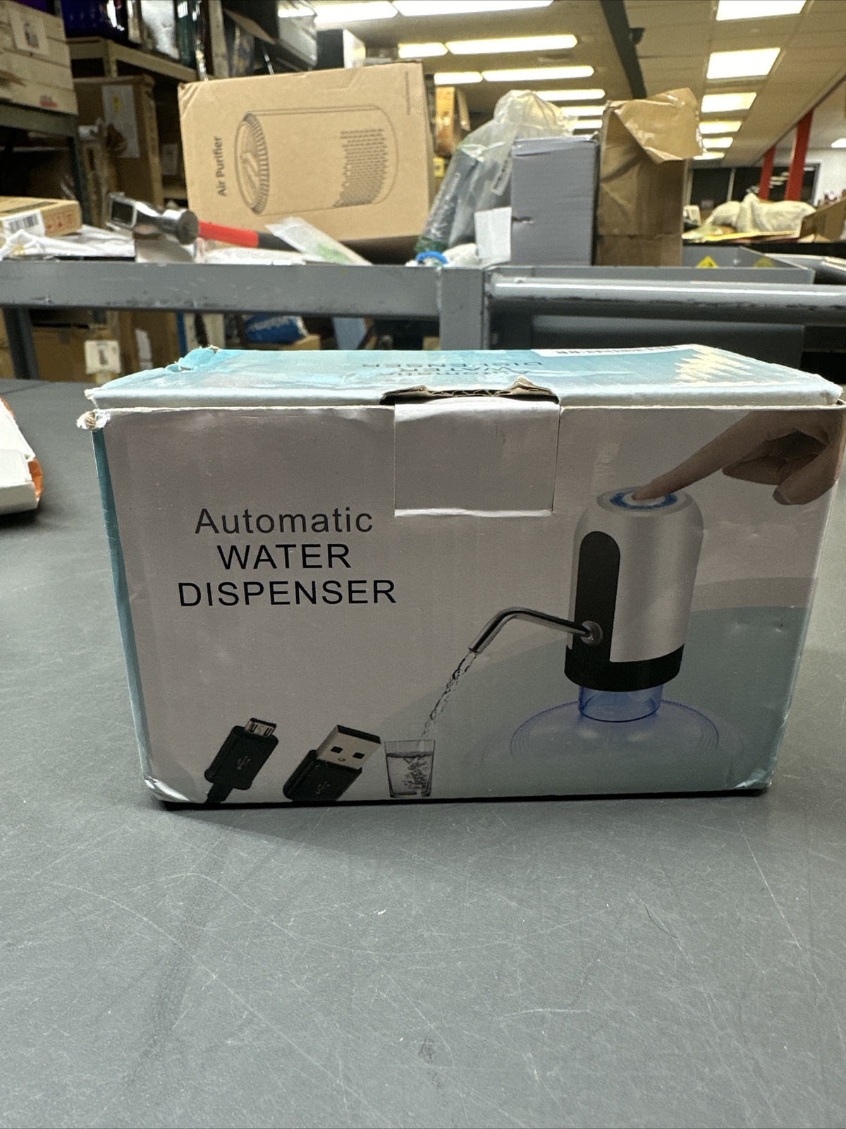 JOYHILL 5 Gallon Water Bottle Dispenser, USB Charging Water Bottle Pump