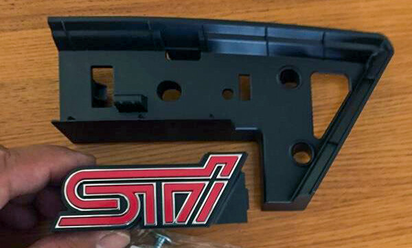 STI Genuine OEM Subaru BRZ (ZC) Front Emblem with Bracket