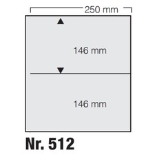 10 x SAFE Einsteckblätter Nr. 512, 513, 515 dual Blanko 2-3 Taschen 14 Ring