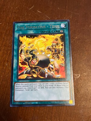 Fire Formation - Tenki WISU-EN028 - Rare Yugioh! Yu-Gi-Oh! Nice! 1st