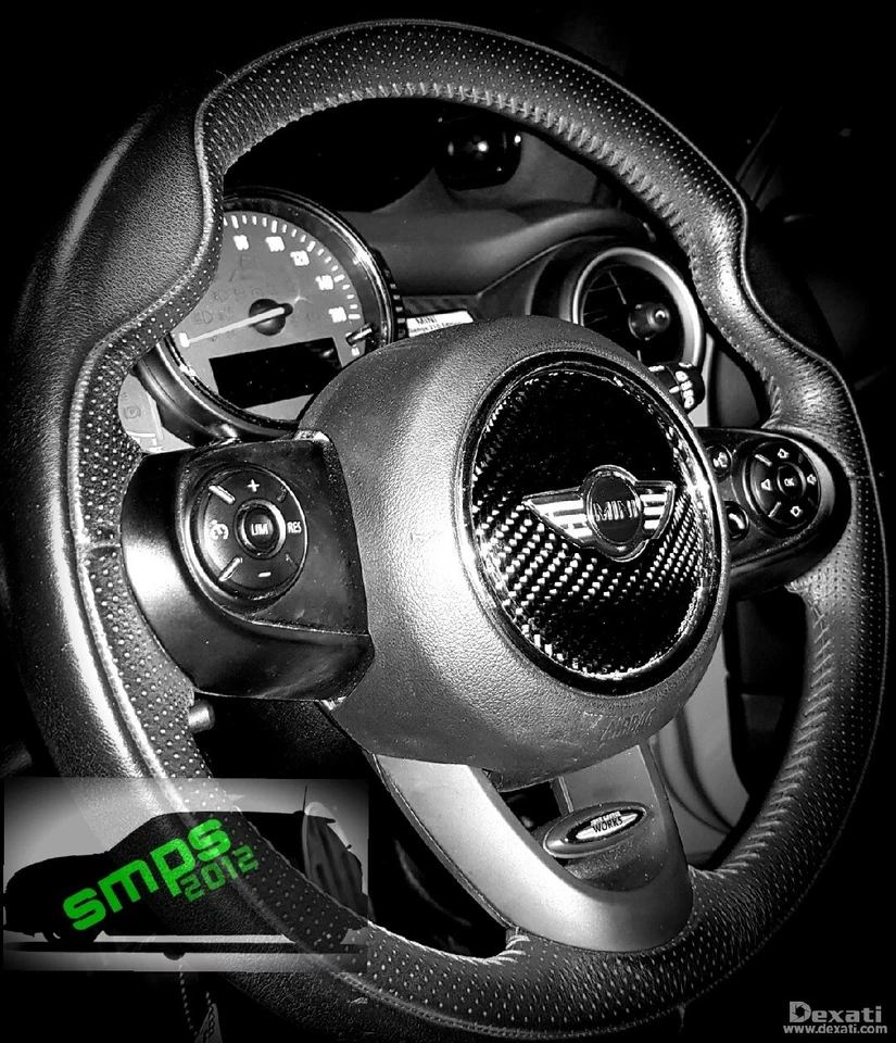 Mini Kohlefaser Lenkrad Mitte F54 F55 F56 F57 F60 Cooper S, JCW - Bild 4 von 4