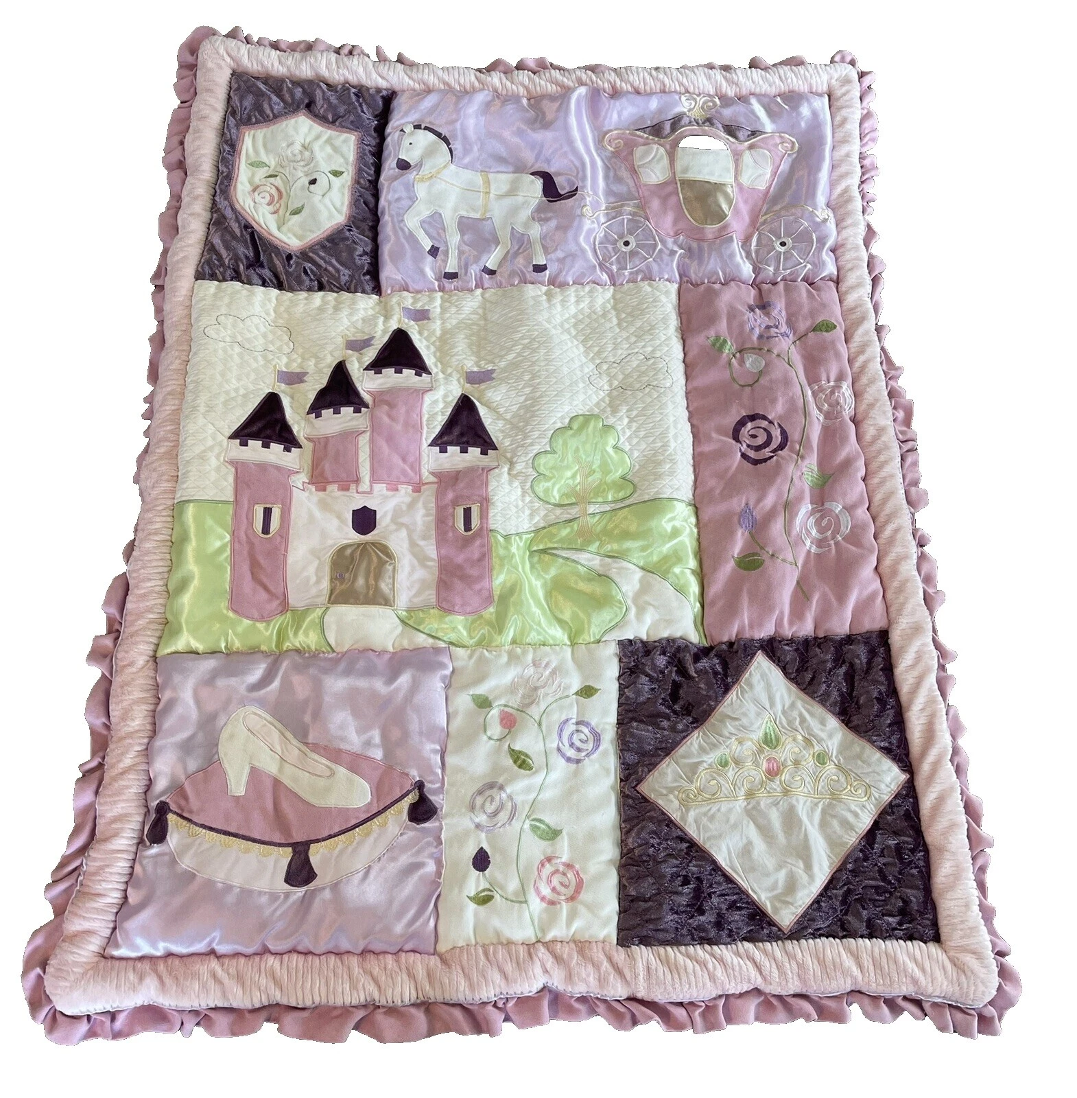 Edredones para cuna de Princesas y hadas y cobertores para cunas