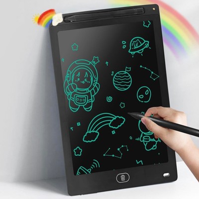 Elektronisches LCD Digitales Schreiben Tablet Zeichenbrett Grafik Kinder Geschenk schwarz 10''''