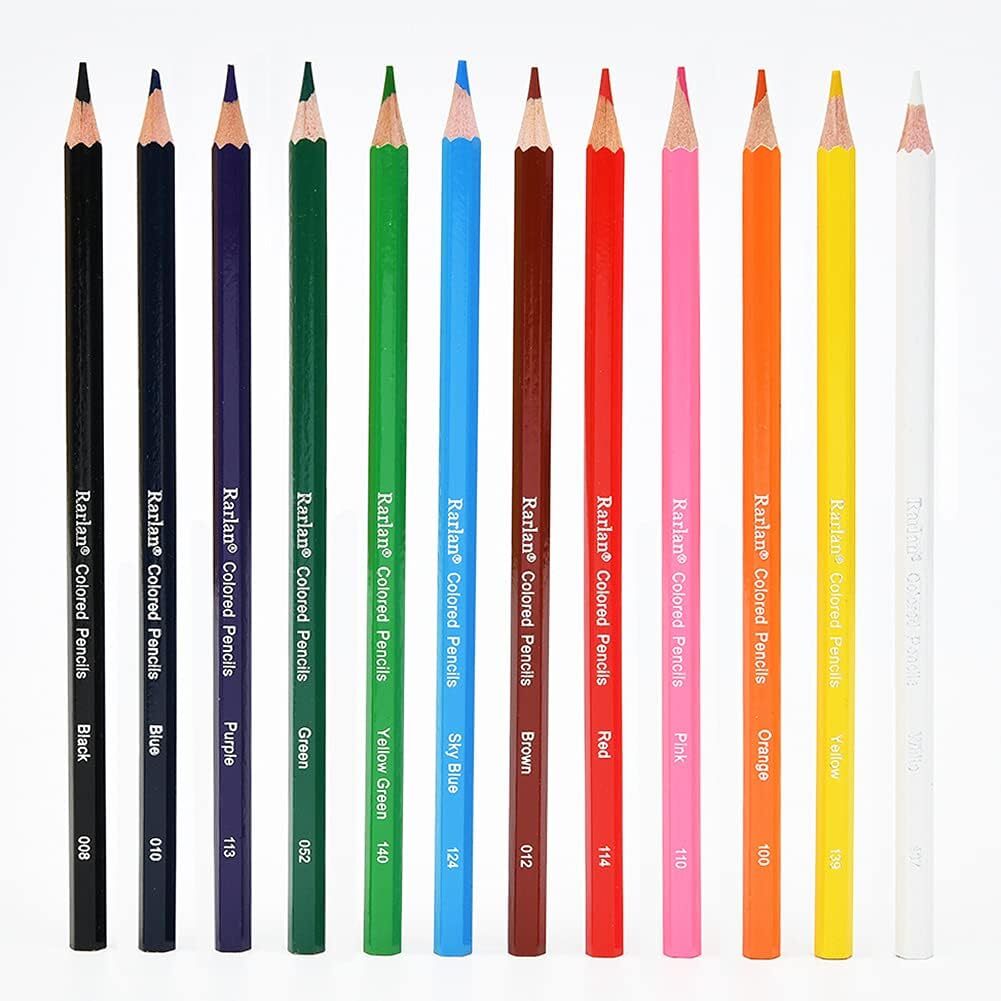 Colored Pencils Bulk, Pre-sharpened Colored Pencils for Kids, 12 Assorted Colors-image