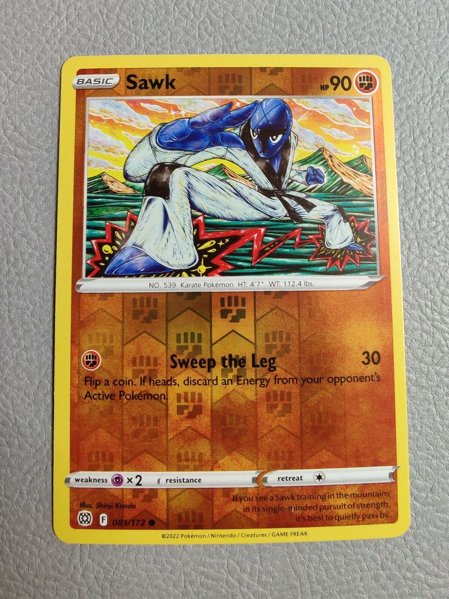 Sawk Reverse Holo | MINT | SWSH Brilliant Stars 081/172 Pokemon | eBay Sawk Reverse Holo | MINT | SWSH Brilliant Stars 081/172 Pokemon | eBay