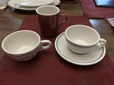 Lot Of Homer Laughlin Cups & Saucer Some Is Best China Restaurant Ware
