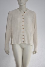 GUSTAV * Strickjacke in beige aus Leinen - NE...