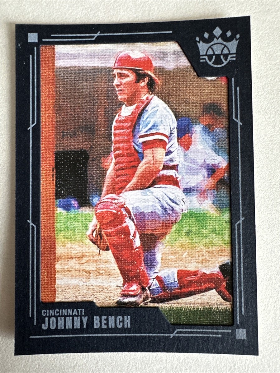 No.1153 ☆横振り刺繍パッチ☆ LAST PHANTOMS 2022 Diamond Kings Blue Frame #138 Johnny Bench Reds | eBay