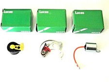 MORRIS MINOR CONTACT BREAKER POINTS / ROTAR ARM / CONDENSER LUCAS BOXED