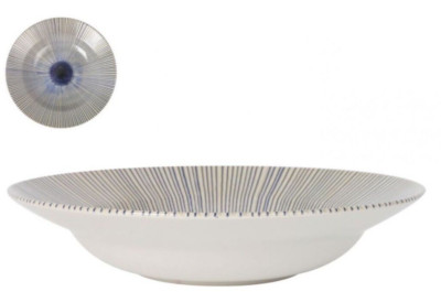 Irys Pastateller Schale Salat Servierschale groß 29cm Steingut