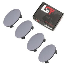 4x Coprimozzo Copricerchio Mozzi Copertura Nera Ø 60mm per Opel