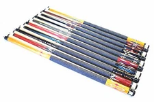 SET OF 10 POOL CUES New 58" Canadian Maple Billiard Pool Cue Stick #4 PLUS SHIP